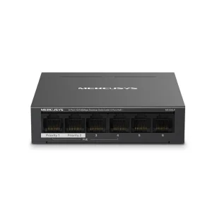 MS106LP 6-Port 10/100Mbps Desktop Switch with 4-Port PoE+
